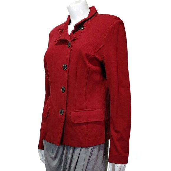 CAbi Jackets & Blazers - CAbi Womens Blazer Asymmetric Jacket 3175 Long Sleeve Single Breasted Si…